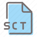 sct, file, format, document, extension