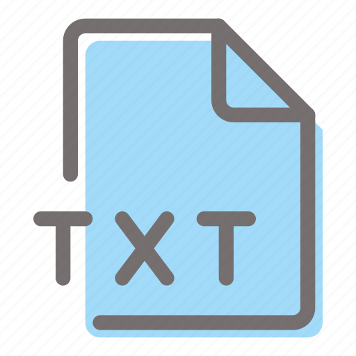 Txt, file, format, document, extension icon - Download on Iconfinder