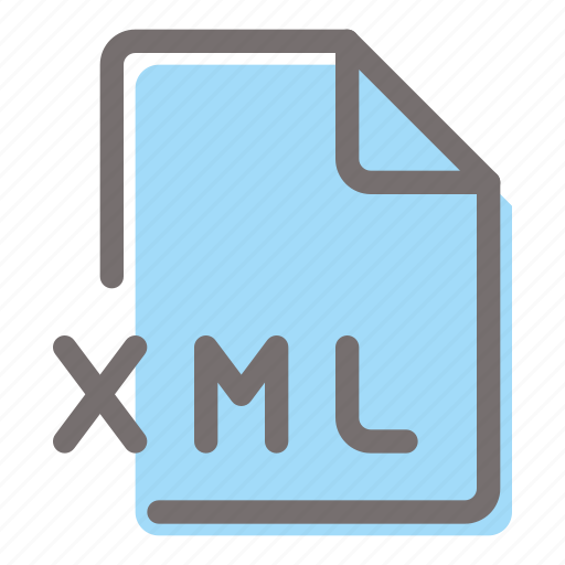 Xml, file, format, document, extension icon - Download on Iconfinder