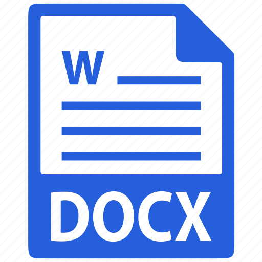 Document, extension, file, format, docx icon - Download on Iconfinder