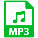 document, extension, file, format, mp3