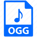 document, extension, file, format, ogg