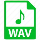 document, extension, file, format, wav