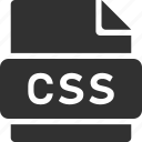 file, format, extension, type, suffix, css