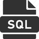 file, format, extension, type, suffix, sql