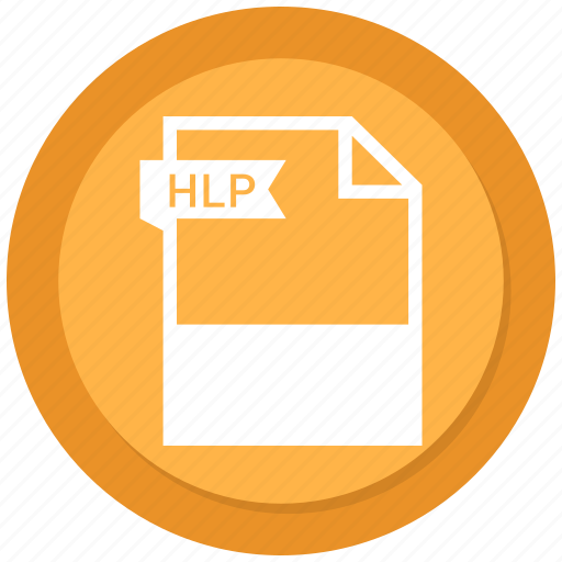 Document, extension, file, format, hlp, paper icon - Download on Iconfinder