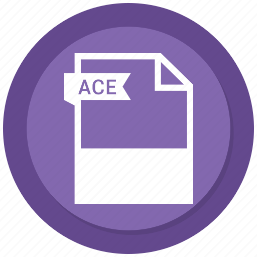 Ace, document, extension, file, format, paper icon - Download on Iconfinder