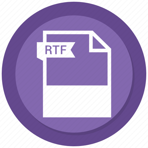 Document, extension, file, format, paper, rtf icon - Download on Iconfinder
