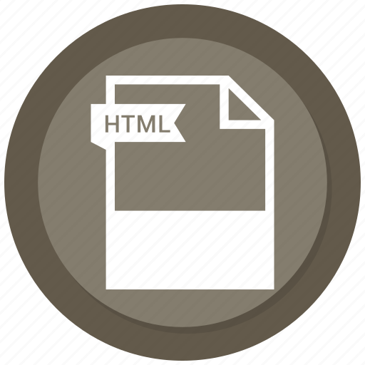 Document, extension, file, format, html, paper icon - Download on Iconfinder