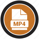 extension, file, file format, mp4