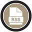 extension, file, file format, rss 