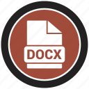 docx, extension, file, file format