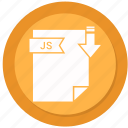 document, extension, folder, js, paper