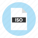 document, extension, file, filetype, format, iso, type