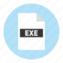 document, exe, extension, file, filetype, format, type