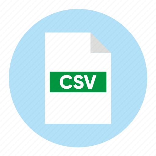 Csv, document, extension, file, filetype, format, type icon - Download on Iconfinder