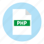 document, extension, file, filetype, format, php, type 
