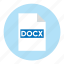 document, docx, extension, file, filetype, format, type 