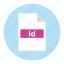 document, extension, file, format, id, in design, indesign 