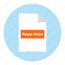 document, extension, file, filetype, format, power point, powerpoint