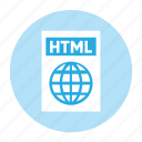 document, extension, file, filetype, format, html, type