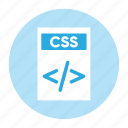 css, document, extension, file, filetype, format, type