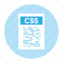 css, document, extension, file, filetype, format, type