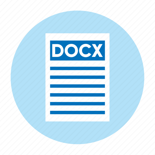 Document, docx, extension, file, filetype, format, type icon - Download on Iconfinder