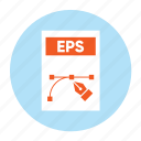 document, eps, extension, file, format, illustrator, type