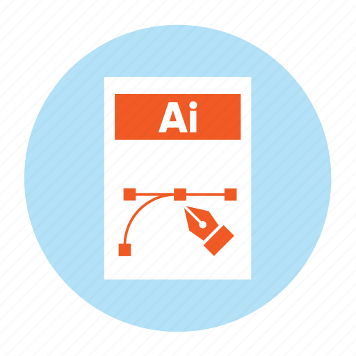 Ai file, document, extension, file, format, illustrator, type icon - Download on Iconfinder