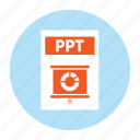 document, extension, file, format, power point, powerpoint, ppt