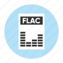 document, extension, file, filetype, flac, format, type
