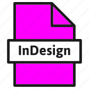 adobe, document, extension, file, format, in design, indesign