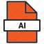 ai file, document, extension, file, filetype, format, type 