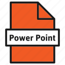 document, extension, file, format, power point, powerpoint, type