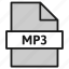 document, extension, file, filetype, format, mp3, type 