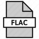 document, extension, file, filetype, flac, format, type