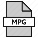 document, extension, file, filetype, format, mpg, type