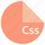 css, file, format, document, extension, stylesheet, web 