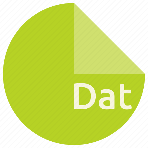 Dat, file, format, extension icon - Download on Iconfinder