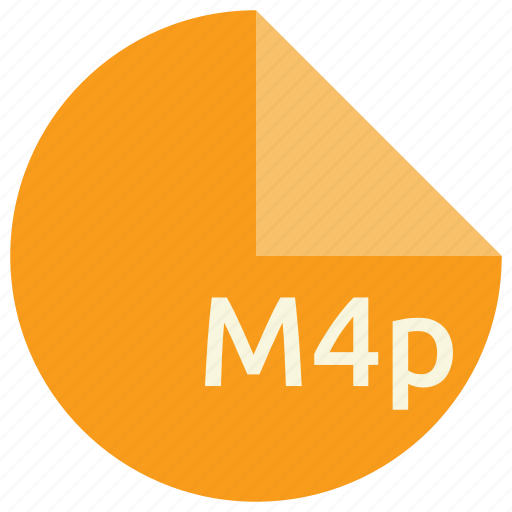 File, format, m4p, extension, multimedia icon - Download on Iconfinder