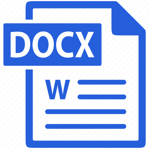 Docx, file, format, document, extension icon - Download on Iconfinder