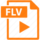 file, flv, format, document, extension, text