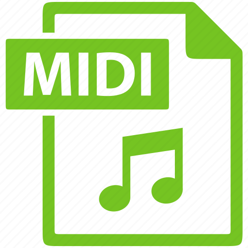 File, format, midi, document, extension icon - Download on Iconfinder