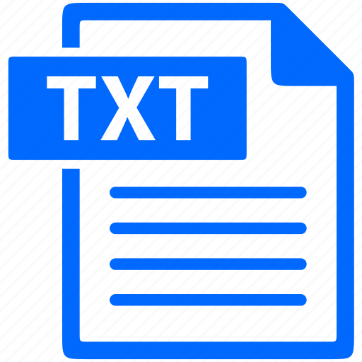 File, format, txt, document, extension icon - Download on Iconfinder