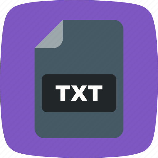 Txt, file, format icon - Download on Iconfinder
