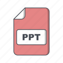 ppt, file, format, extension