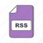 rss, file, format, extension 