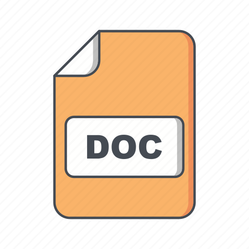 Doc, file, format, extension icon - Download on Iconfinder