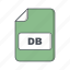 db, file, format, extension 